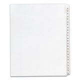 Avery® Preprinted Legal Exhibit Side Tab Index Dividers, Allstate Style, 25-Tab, 51 to 75, 11 x 8.5, White, 1 Set, (1703) (AVE01703) Pack of 25