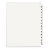 Avery® Preprinted Legal Exhibit Side Tab Index Dividers, Avery Style, 25-Tab, 26 to 50, 11 x 8.5, White, 1 Set, (1331) (AVE01331) Pack of 25