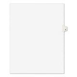 Avery® Preprinted Legal Exhibit Side Tab Index Dividers, Avery Style, 10-Tab, 9, 11 x 8.5, White, 25/Pack (AVE11919) Pack of 25