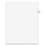 Avery® Preprinted Legal Exhibit Side Tab Index Dividers, Avery Style, 10-Tab, 5, 11 x 8.5, White, 25/Pack (AVE11915) Pack of 25