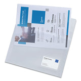 Avery® Translucent Document Wallets, Letter Size, Translucent Clear, 12/Box (AVE72278) Each
