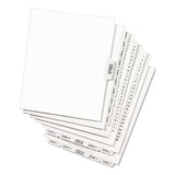 Avery® Preprinted Legal Exhibit Side Tab Index Dividers, Avery Style, 26-Tab, D, 11 x 8.5, White, 25/Pack, (1404) (AVE01404) Pack of 25