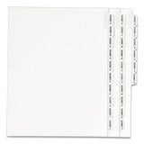 Avery® Preprinted Legal Exhibit Side Tab Index Dividers, Avery Style, 26-Tab, Exhibit A to Exhibit Z, 11 x 8.5, White, 1 Set, (1370) (AVE01370) Set of 26