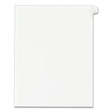 Avery® Preprinted Legal Exhibit Side Tab Index Dividers, Allstate Style, 10-Tab, 1, 11 x 8.5, White, 25/Pack (AVE82199) Set of 25