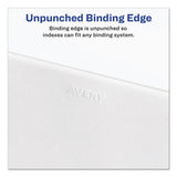 Avery® Preprinted Legal Exhibit Bottom Tab Index Dividers, Avery Style, 26-Tab, Exhibit 1 to Exhibit 25, 11 x 8.5, White, 1 Set (AVE11378) Set of 26