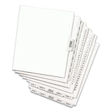 Avery® Preprinted Legal Exhibit Side Tab Index Dividers, Avery Style, 26-Tab, A, 11 x 8.5, White, 25/Pack, (1401) (AVE01401) Pack of 25