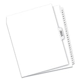Avery® Preprinted Legal Exhibit Side Tab Index Dividers, Avery Style, 27-Tab, A to Z, 11 x 8.5, White, 1 Set (AVE11374) Set of 27