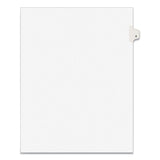 Avery® Preprinted Legal Exhibit Side Tab Index Dividers, Avery Style, 10-Tab, 4, 11 x 8.5, White, 25/Pack (AVE11914) Pack of 25