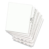 Avery® Preprinted Legal Exhibit Side Tab Index Dividers, Avery Style, 25-Tab, 1 to 25, 11 x 8.5, White, 1 Set (AVE11370) Set of 26