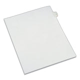 Avery® Preprinted Legal Exhibit Side Tab Index Dividers, Allstate Style, 10-Tab, 5, 11 x 8.5, White, 25/Pack (AVE82203) Set of 25
