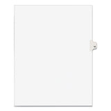 Avery® Preprinted Legal Exhibit Side Tab Index Dividers, Avery Style, 10-Tab, 10, 11 x 8.5, White, 25/Pack (AVE11920) Pack of 25