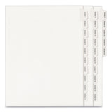 Avery® Preprinted Legal Exhibit Side Tab Index Dividers, Allstate Style, 25-Tab, Exhibit 1 to Exhibit 25, 11 x 8.5, White, 1 Set (AVE82106) Set of 25