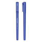 Paper Mate® Write Bros. Ballpoint Pen, Stick, Medium 1 mm, Blue Ink, Blue Barrel, Dozen (PAP3311131C) 1 Dozen
