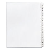 Avery® Preprinted Legal Exhibit Side Tab Index Dividers, Allstate Style, 25-Tab, 76 to 100, 11 x 8.5, White, 1 Set, (1704) (AVE01704) Pack of 25