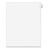 Avery® Preprinted Legal Exhibit Side Tab Index Dividers, Avery Style, 26-Tab, A, 11 x 8.5, White, 25/Pack, (1401) (AVE01401) Pack of 25
