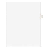 Avery® Preprinted Legal Exhibit Side Tab Index Dividers, Avery Style, 10-Tab, 8, 11 x 8.5, White, 25/Pack (AVE11918) Pack of 25