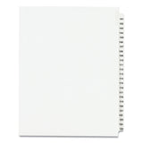 Avery® Preprinted Legal Exhibit Side Tab Index Dividers, Avery Style, 25-Tab, 101 to 125, 11 x 8.5, White, 1 Set, (1334) (AVE01334) Pack of 25