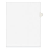 Avery® Preprinted Legal Exhibit Side Tab Index Dividers, Avery Style, 10-Tab, 7, 11 x 8.5, White, 25/Pack (AVE11917) Pack of 25
