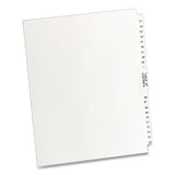 Avery® Preprinted Legal Exhibit Side Tab Index Dividers, Avery Style, 26-Tab, 51 to 75, 11 x 8.5, White, 1 Set (AVE11396) Set of 26