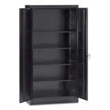 Tennsco 72" High Standard Cabinet (Assembled), 36w x 18d x 72h, Black (TNN7218BLK) Each