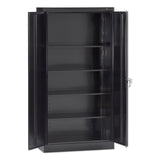 Tennsco 72" High Standard Cabinet (Assembled), 30w x 15d x 72h, Black (TNN7215BLK) Each