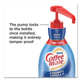 Coffee mate® Liquid Coffee Creamer, French Vanilla, 1.5 Liter Pump Bottle, 2/Carton (NES31803CT) Case of 2