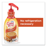 Coffee mate® Liquid Coffee Creamer, Hazelnut, 1.5 Liter Pump Bottle, 2/Carton (NES31831CT) Case of 2
