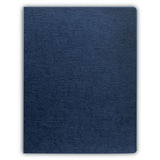Fellowes® Expressions Linen Texture Presentation Covers for Binding Systems, Navy, 11.25 x 8.75, Unpunched, 200/Pack (FEL52113) Pack of 200