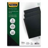 Fellowes® Futura Presentation Covers for Binding Systems, Opaque Black, 11 x 8.5, Unpunched, 25/Pack (FEL5224901) 1 Case of 25
