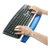 Fellowes® Gel Crystals Keyboard Wrist Rest, 18.5 x 2.25, Blue (FEL91137) Each