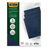Fellowes® Classic Grain Texture Binding System Covers, 11 x 8.5, Navy, 50/Pack (FEL52124) Pack of 50