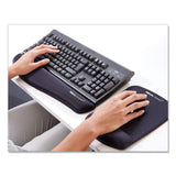 Fellowes® PlushTouch Mouse Pad with Wrist Rest, 7.25 x 9.37, Black (FEL9252001) Each