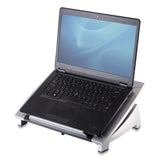 Fellowes® Office Suites Laptop Riser, 15.13" x 11.38" x 4.5" to 6.5", Black/Silver, Supports 10 lbs (FEL8032001) Each