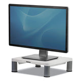 Fellowes® Standard Monitor Riser, For 21" Monitors, 13.38" x 13.63" x 2" to 4", Platinum/Graphite, Supports 60 lbs (FEL91712) Each