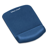 Fellowes® PlushTouch Mouse Pad with Wrist Rest, 7.25 x 9.37, Blue (FEL9287301) Each