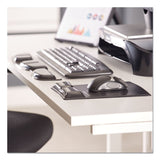 Fellowes® Gel Wrist Support with Attached Mouse Pad, 8.25 x 9.87, Black (FEL9182301) Each