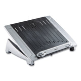 Fellowes® Office Suites Laptop Riser Plus, 15.06" x 10.5" x 6.5", Black/Silver, Supports 10 lbs (FEL8036701) Each