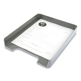 Advantus Fusion Letter Tray, 1 Section, Letter Size Files, 12.63 x 10 x 1.75, White/Gray (AVT37522) Each