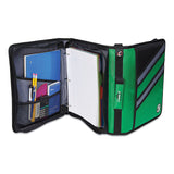Case it™ Z-System 2-in-1 Zipper Binder, 3 Rings (x2), 1.5" Capacity (x2), 11 x 8.5, Black/Gray Accents (CAEZ176BLK) Each