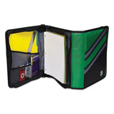 Case it™ Z-System 2-in-1 Zipper Binder, 3 Rings (x2), 1.5" Capacity (x2), 11 x 8.5, Black/Gray Accents (CAEZ176BLK) Each