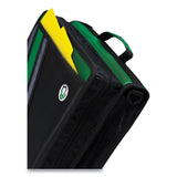 Case it™ Z-System 2-in-1 Zipper Binder, 3 Rings (x2), 1.5" Capacity (x2), 11 x 8.5, Black/Gray Accents (CAEZ176BLK) Each