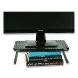 Mind Reader Metal Monitor Stand Riser for Computer, 14.88" x 11.33" x 4.21", Black, Supports 44 lbs (EMS2METMONSTBLK) Each