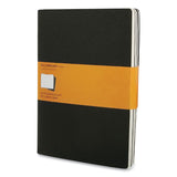 Moleskine® Cahier Journal, 1-Subject, Narrow Rule, Black Cover, 10 x 7.5 Sheets, 3/Pack (HBG705038) Pack of 3