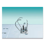 Leitz® European A4 Lever-Arch Two-Ring Binder, 3" Capacity, 11.7 x 8.27, Black Marble (LTZR80BK) Each