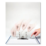 Leitz® European A4 Lever-Arch Two-Ring Binder, 3" Capacity, 11.7 x 8.27, Black Marble (LTZR80BK) Each