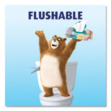 Charmin® Flushable Wipes, 1-Ply, 5 x 7.2, Unscented, White, 40 Wipes/Tub, 4 Tubs/Pack (PGC79619) Pack of 40