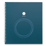 Rocketbook Wave Smart Reusable Notebook, Dotted Rule, Blue Cover, (40) 9.5 x 8.5 Sheets (RKBWAVSKA) Each