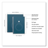 Rocketbook Wave Smart Reusable Notebook, Dotted Rule, Blue Cover, (40) 9.5 x 8.5 Sheets (RKBWAVSKA) Each