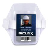 SICURIX® Armband Badge Holder, Vertical, 3.5 x 2.5, White (SRXBAU66891) Each