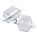 SICURIX® Armband Badge Holder, Vertical, 3.5 x 2.5, White (SRXBAU66891) Each